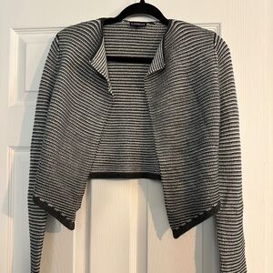 Express Women's Knit Cardigan Black & White Size XS